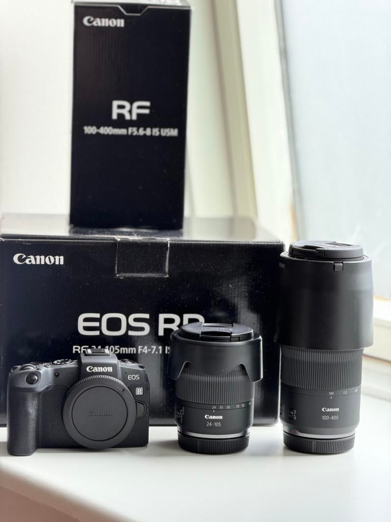 Canon RP + 24-105 + 100-400, Ophalen, Zo goed als nieuw