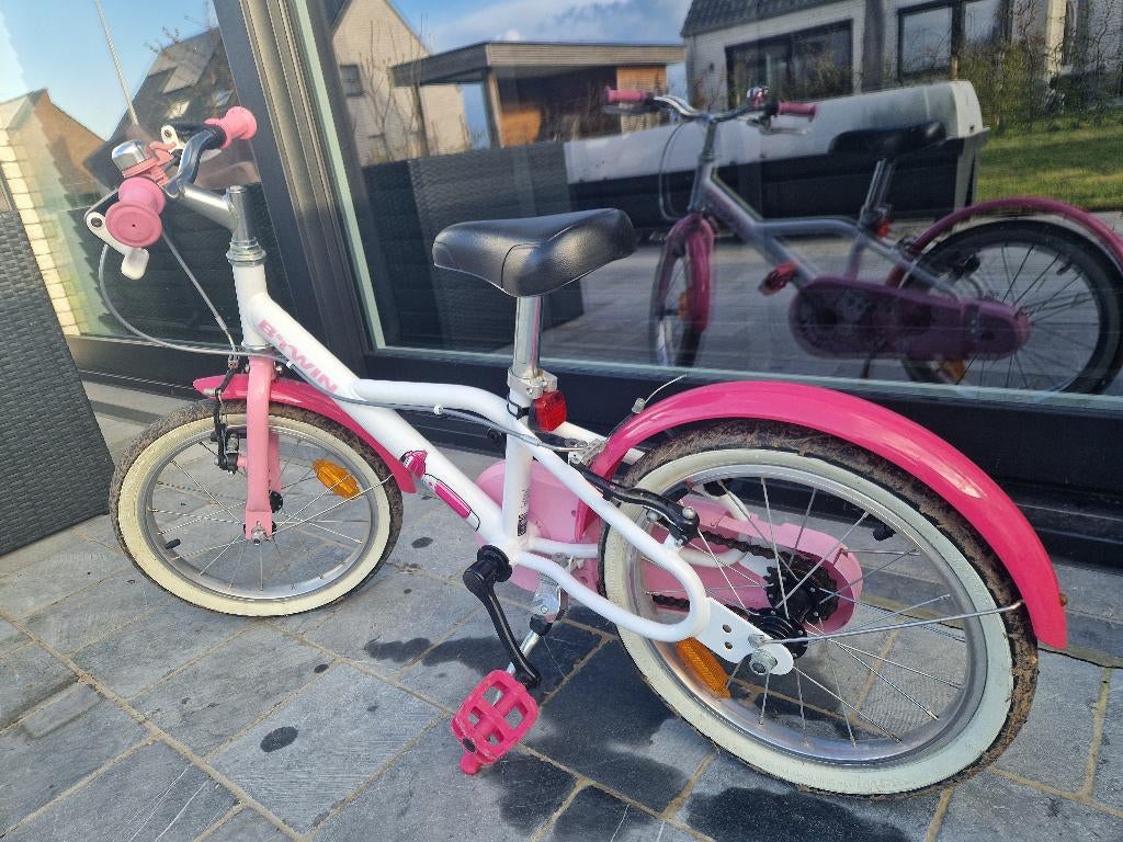 Meisjesfiets 16 inch, Enlèvement, Utilisé, 16 pouces, Btwin