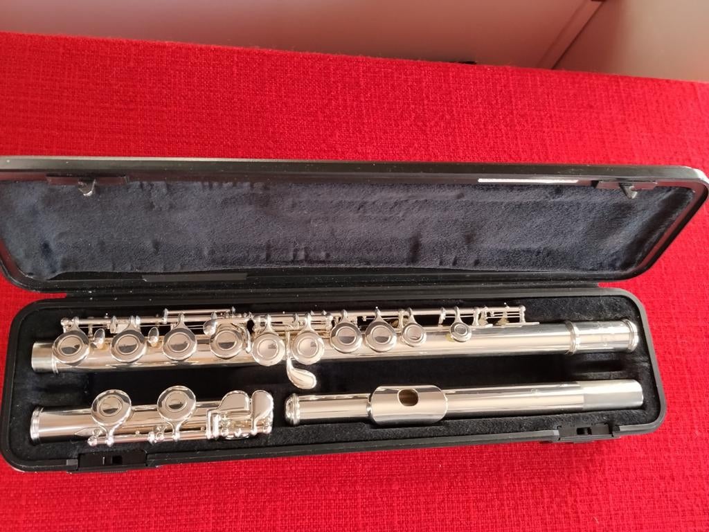 Dwarsfluit yahama 211S, Muziek en Instrumenten, Blaasinstrumenten | Dwarsfluiten en Piccolo's, Ophalen, Dwarsfluit