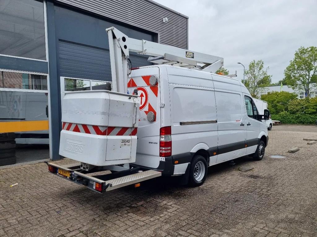 Mercedes-Benz Sprinter 516 CDI 14 M Custers Hoogwerker Hubar, Autos, Achat, Euro 6, Entreprise, USB