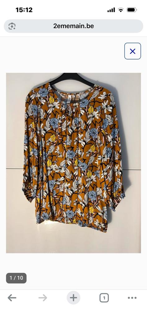 Blouse femme CISO, Neuf, Manches courtes, Taille 38/40 (M), Enlèvement ou Envoi