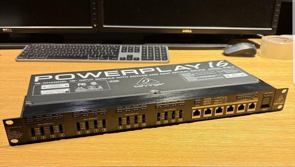 CHERCHE Behringer p16i, Muziek en Instrumenten, Mengpanelen, Ophalen of Verzenden