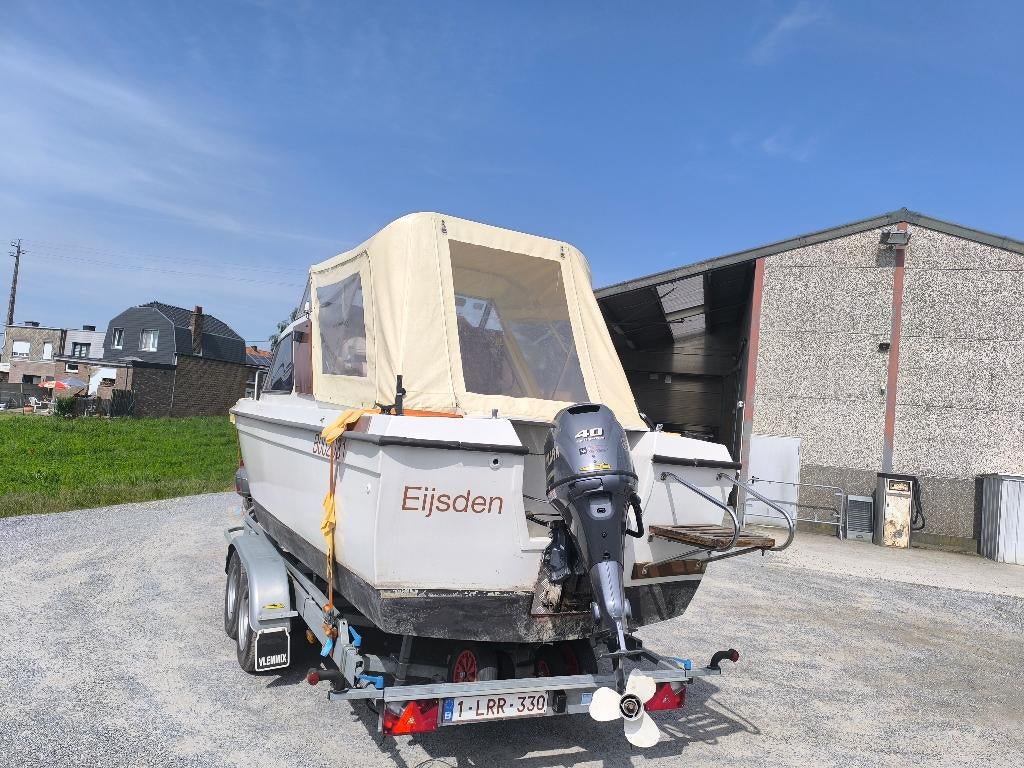 Boot, Ophalen, 10 tot 30 pk, Gebruikt, 6 tot 9 meter