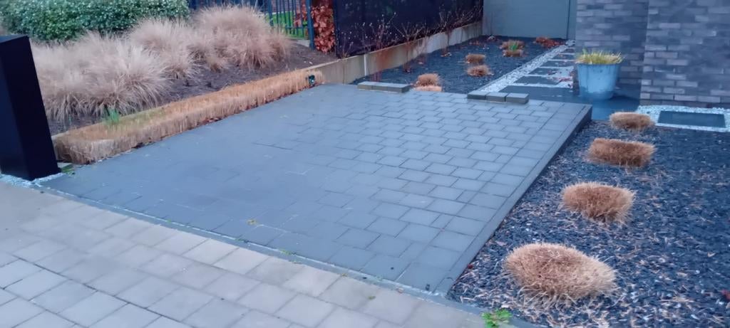 Betonklinkers vierkant, Ophalen, Gecoat, Klinkers, Zo goed als nieuw