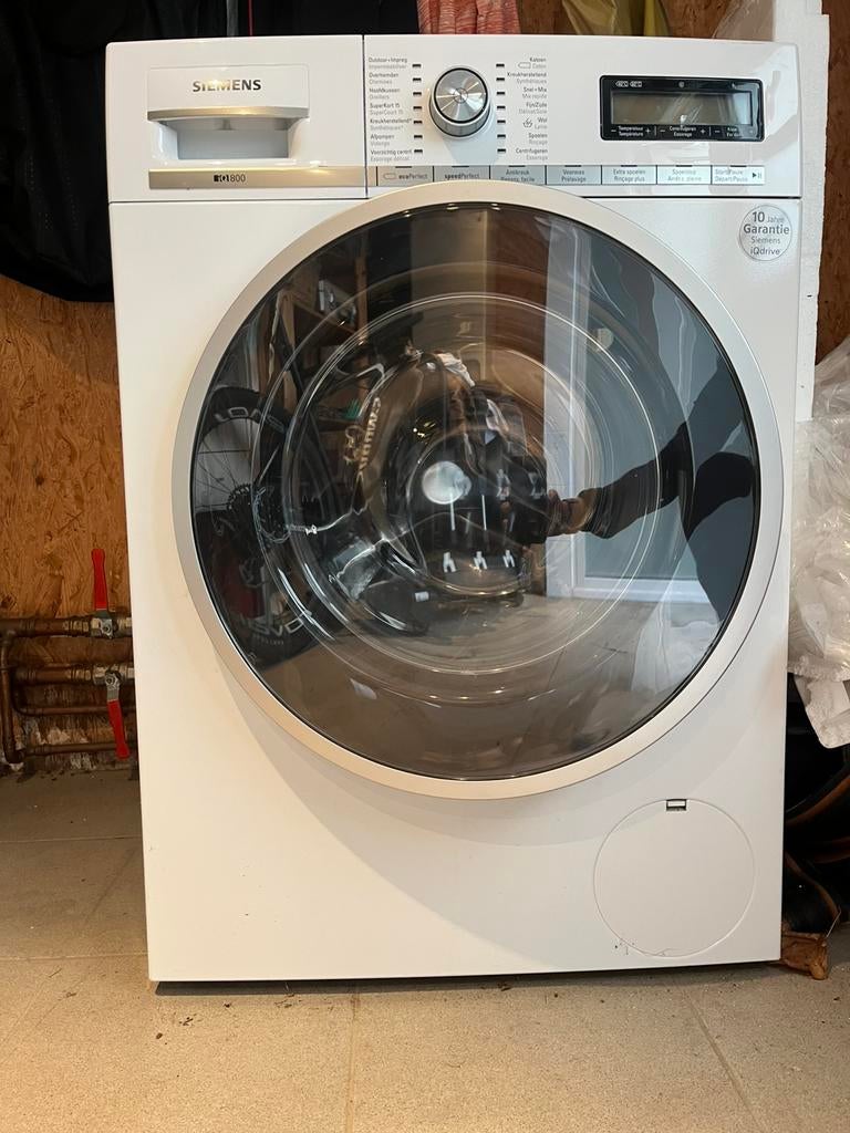 Machine à laver Siemens IQ800, Electroménager, Programme lavage à la main, Chargeur frontal, Enlèvement, Utilisé