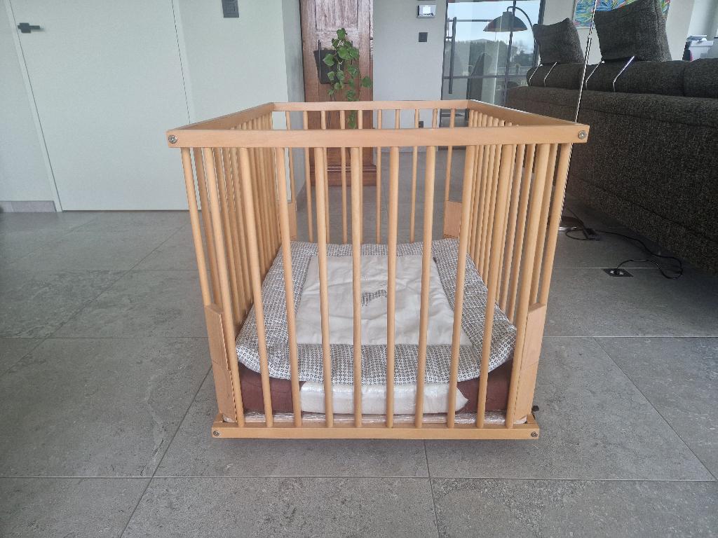 kinderpark in hoogte regelbaar, Kinderen en Baby's, Ophalen, Gebruikt, Rechthoekig, In hoogte verstelbaar