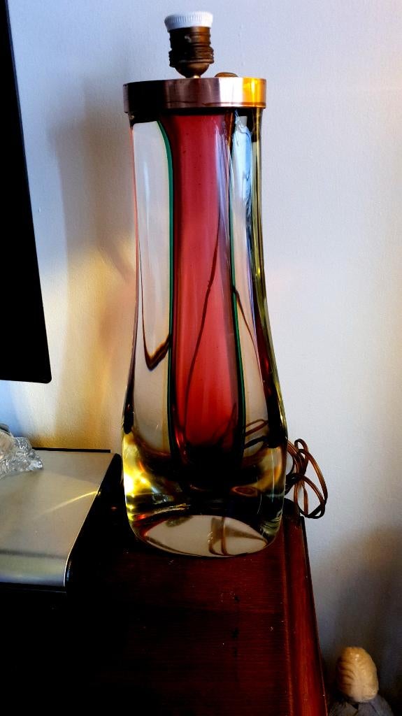 Unieke Murano Lampenvoet uit 1947 Gewicht is 9.06 KG Hoogte, Antiek en Kunst, Ophalen