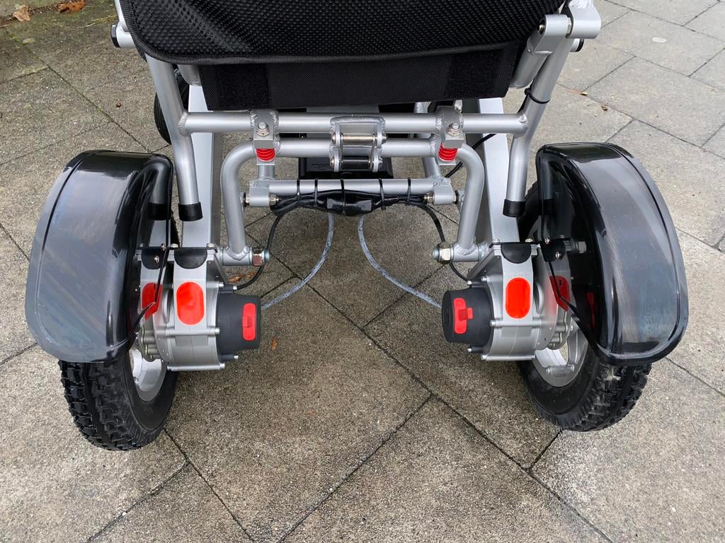 Plooibare Electrische Rolstoel Opvouwbaar rolwagen topstaat, Diversen, Ophalen of Verzenden, Elektrische rolstoel