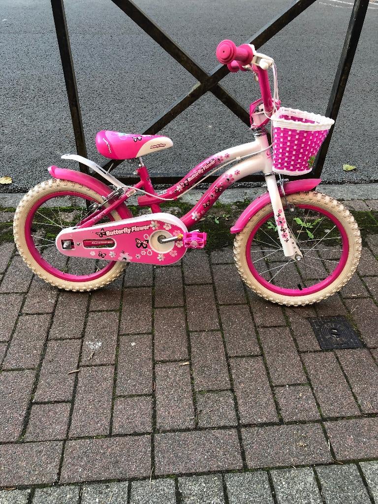 Roze meisjesfiets voor meisjes, Fietsen en Brommers, Fietsen | Meisjes, Ophalen, Gebruikt, Handrem, Autre