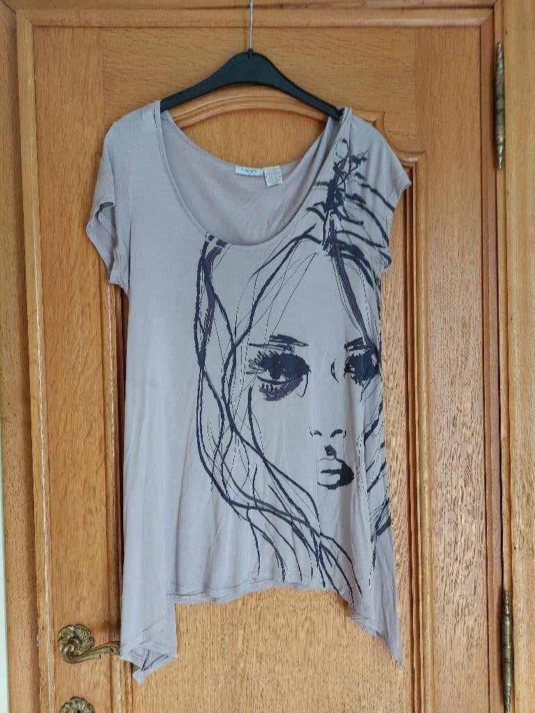 blouse lilas - La Redoute - Taille 42/44, Kleding | Dames, Blouses en Tunieken, Gedragen, Maat 42/44 (L), Ophalen