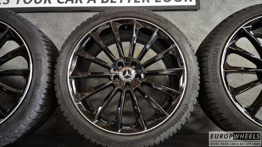 20 inch Mercedes S klasse Zwart winterbanden W223 S223 w214, -, -, Banden en Velgen, 20 inch