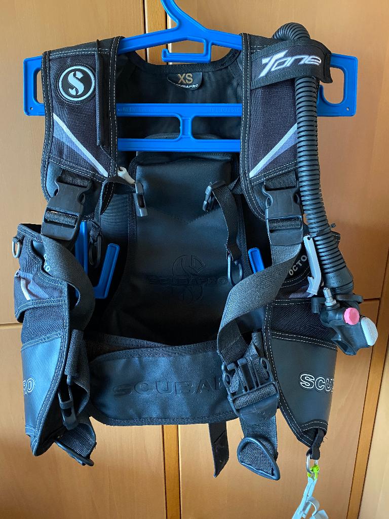 Trimvest Scubapro T-One, Ophalen, Zo goed als nieuw, Trimvest of Wing