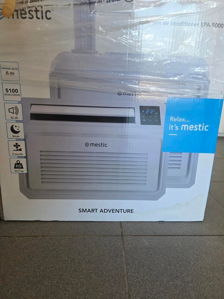 Split unit airco voor mobilhome of caravan, Ophalen