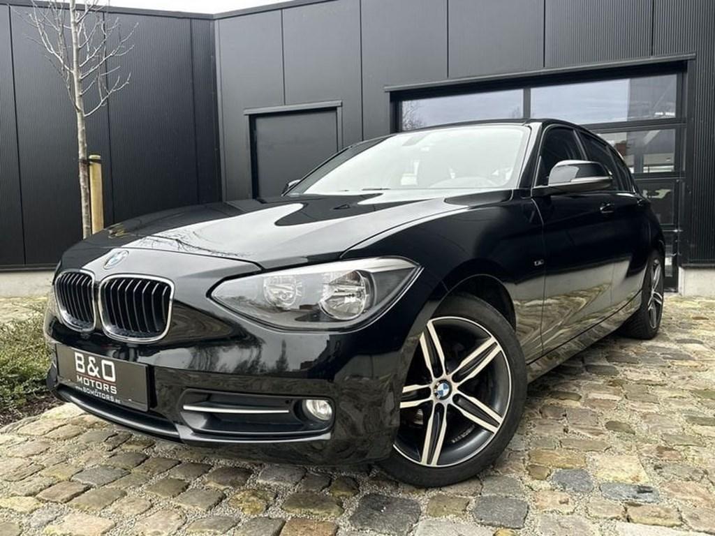 BMW 116 116i SPORTLINE ,goede km stand, Garantie, LEZ ok, Auto's, BMW, 100 kW, Euro 5, 1 Reeks, Zwart