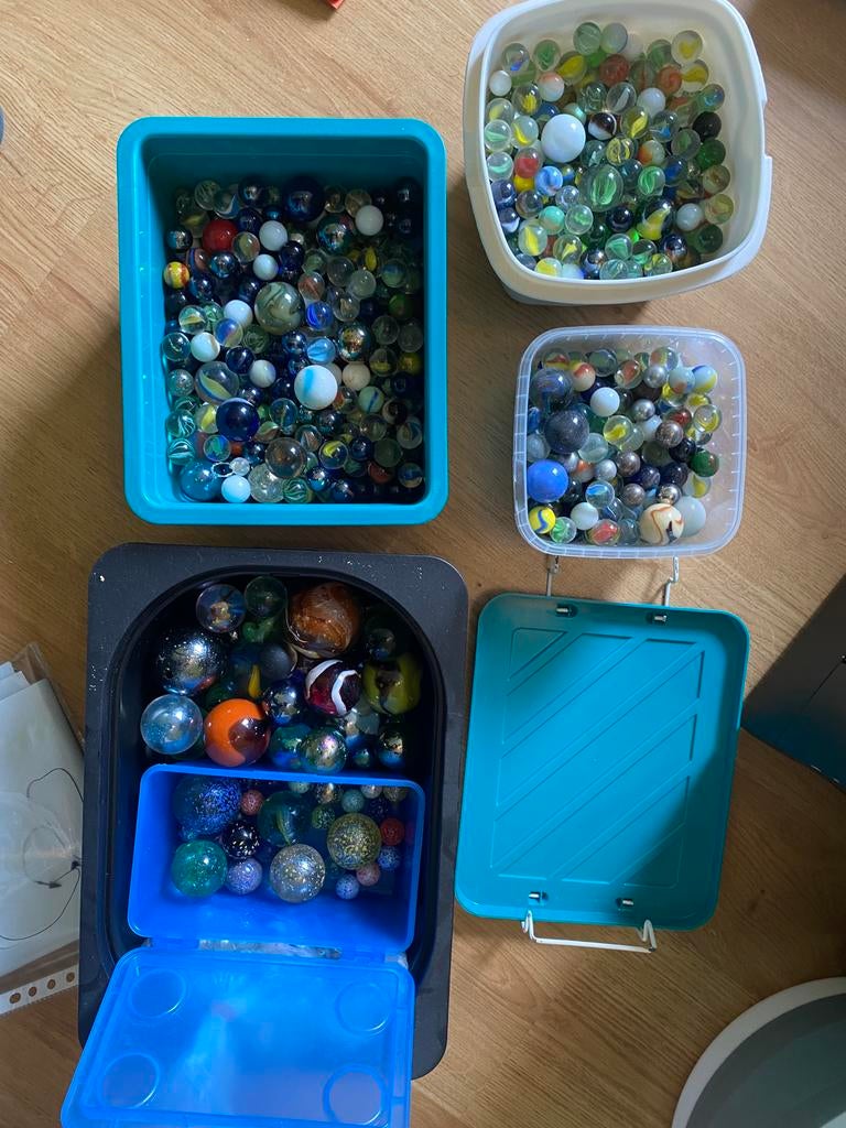 Knikkers, Ophalen of Verzenden, Zo goed als nieuw