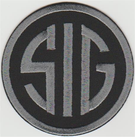 Sig Sauer stoffen opstrijk patch embleem #3, Envoi, Neuf
