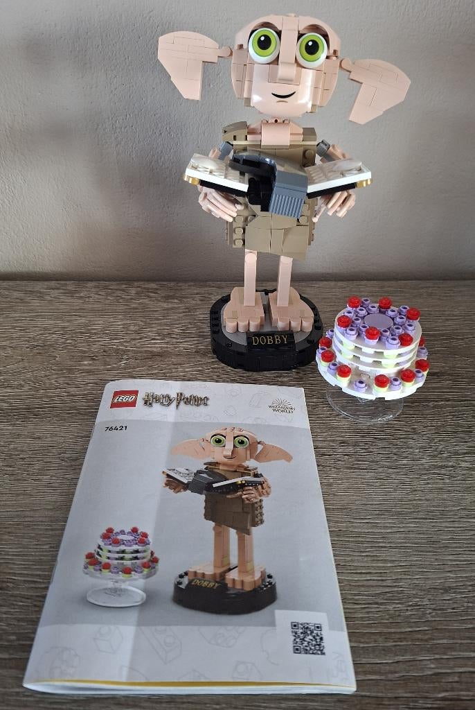 Lego nr 76421 - Harry Potter Dobby, Ophalen of Verzenden, Gebruikt, Complete set, Lego