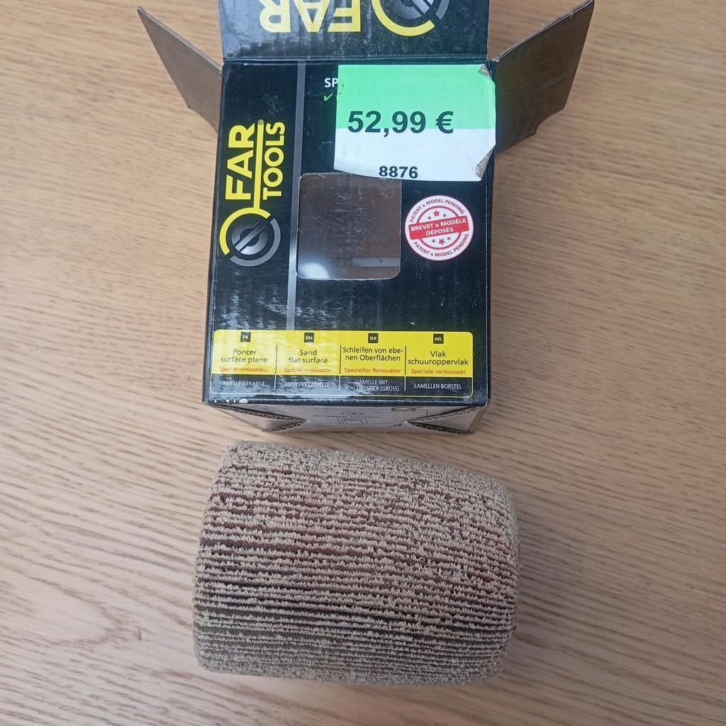 Brosse de rechange Fartools modèle REX 80 rénovateur bois, Bricolage & Construction, Boîtes à outils, Enlèvement