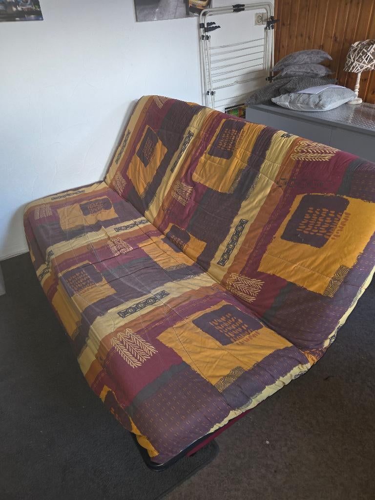 Lit Clic-clac, Maison & Meubles, Enlèvement, Utilisé, Deux personnes