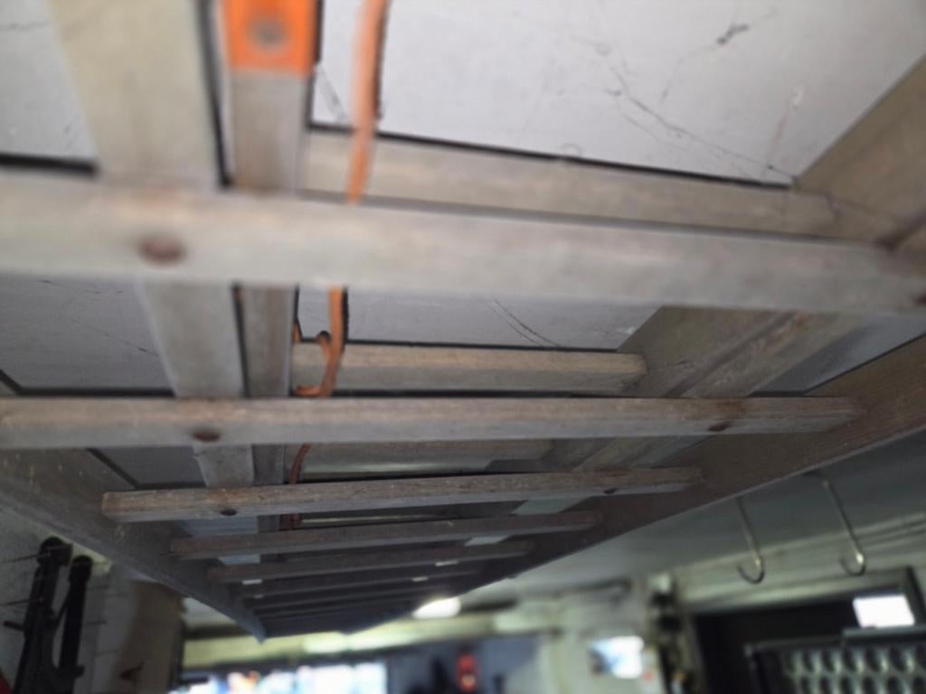 Belle longue échelle en bois -2+1 pièces 7,0 mètres, Bricolage & Construction, Échelles & Escaliers, Pliable ou rétractable/escamotable