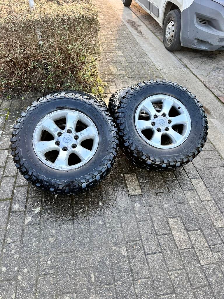 Originele landcruiser 120 velgen, Pneus et Jantes, 4 Saisons, 265 mm, 17 pouces