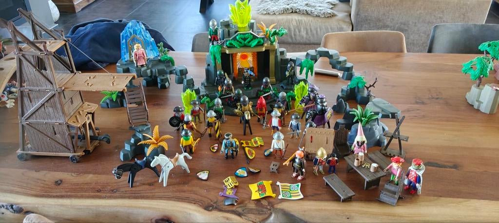 Playmobil jaren 90 vintage ridders en tempel en aanvalstoren, Kinderen en Baby's, Speelgoed | Playmobil, Verzenden