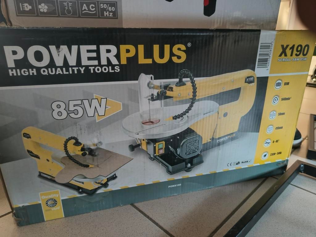 Powerplus POWX190 figuurzaag, Doe-het-zelf en Bouw, Ophalen, Figuurzaag