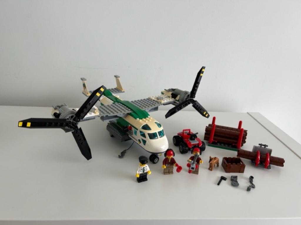 LEGO CITY 60021 HEFSCHROEF VRACHTVLIEGTUIG, Enlèvement ou Envoi, Utilisé, Ensemble complet, Lego