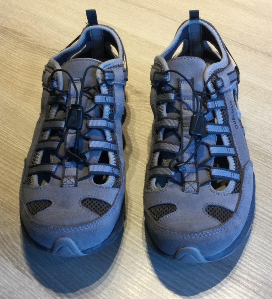wandelschoenen heren quechua NH500 Fresh grijs mt 41 izgs, Sport en Fitness, Bergsport en Wandelen, Zo goed als nieuw, Schoenen