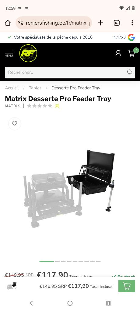Dessertes matrix pro Feeder, Enlèvement, Utilisé, Coffre ou Sac