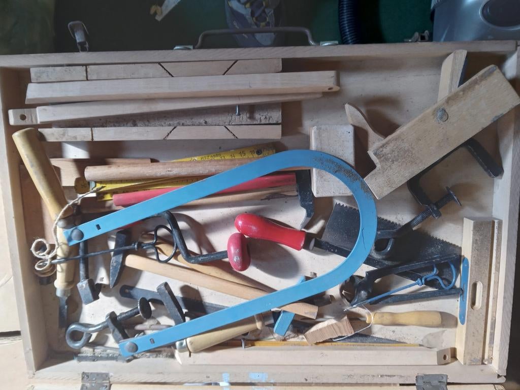 gereedschapskoffer kinderen (1974), Kinderen en Baby's, Ophalen, Gebruikt