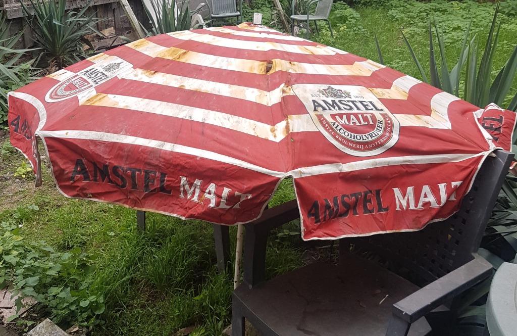 Parasol Amstel Malt, Collections, Marques de bière, Enlèvement ou Envoi, Utilisé, Autres types, Amstel