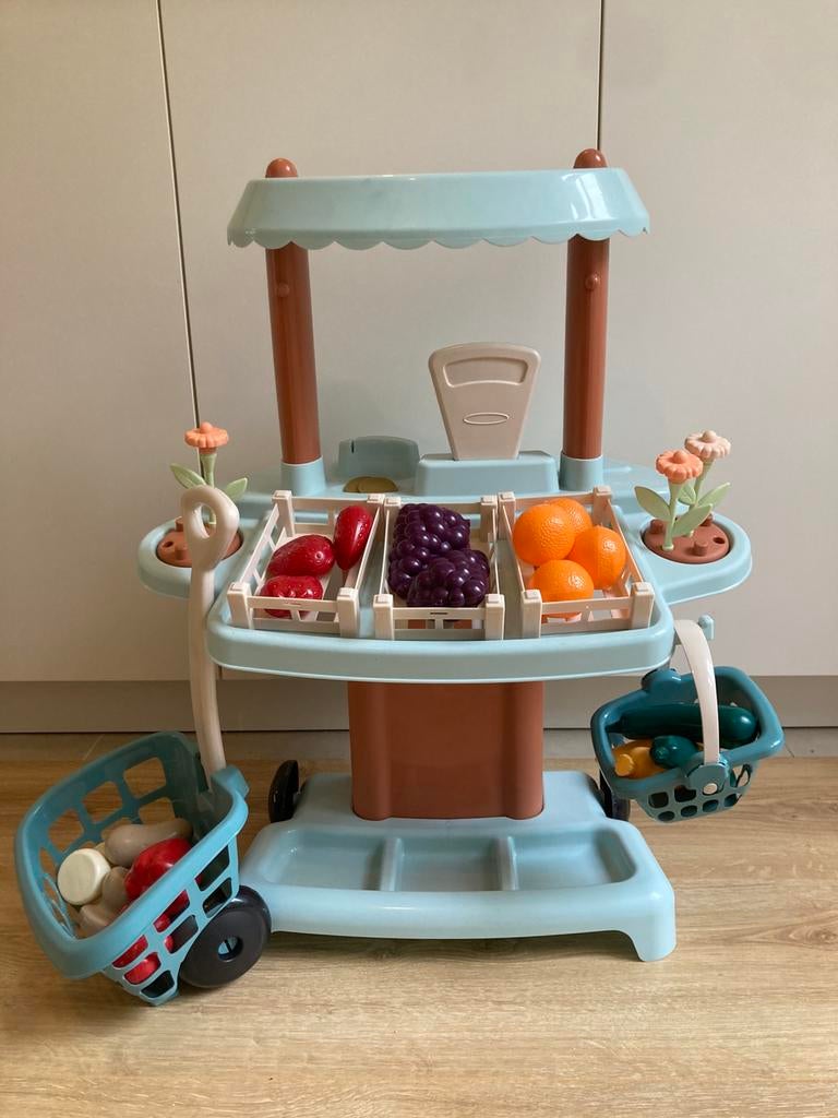 ECOIFFIER marktkraam - meerkleurig, Kinderen en Baby's, Speelgoed | Overig, Zo goed als nieuw, Ophalen