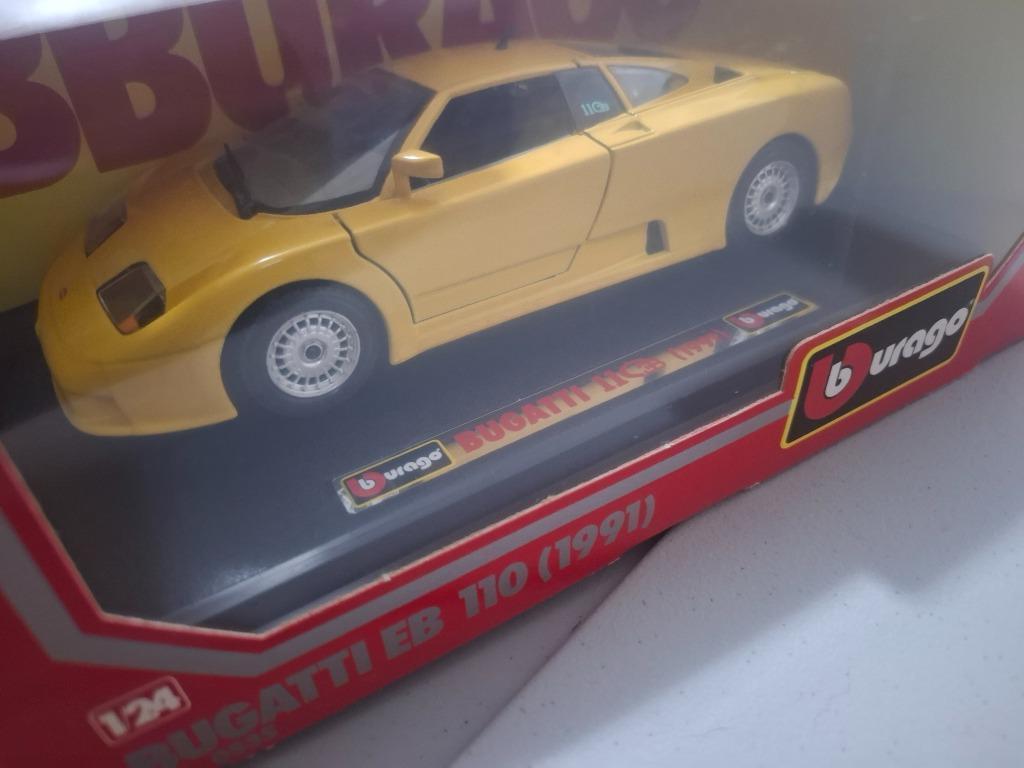 Bugatti eb 110 Burago 1/24, Hobby en Vrije tijd, Modelauto's | 1:24, Zo goed als nieuw, Burago, Ophalen of Verzenden