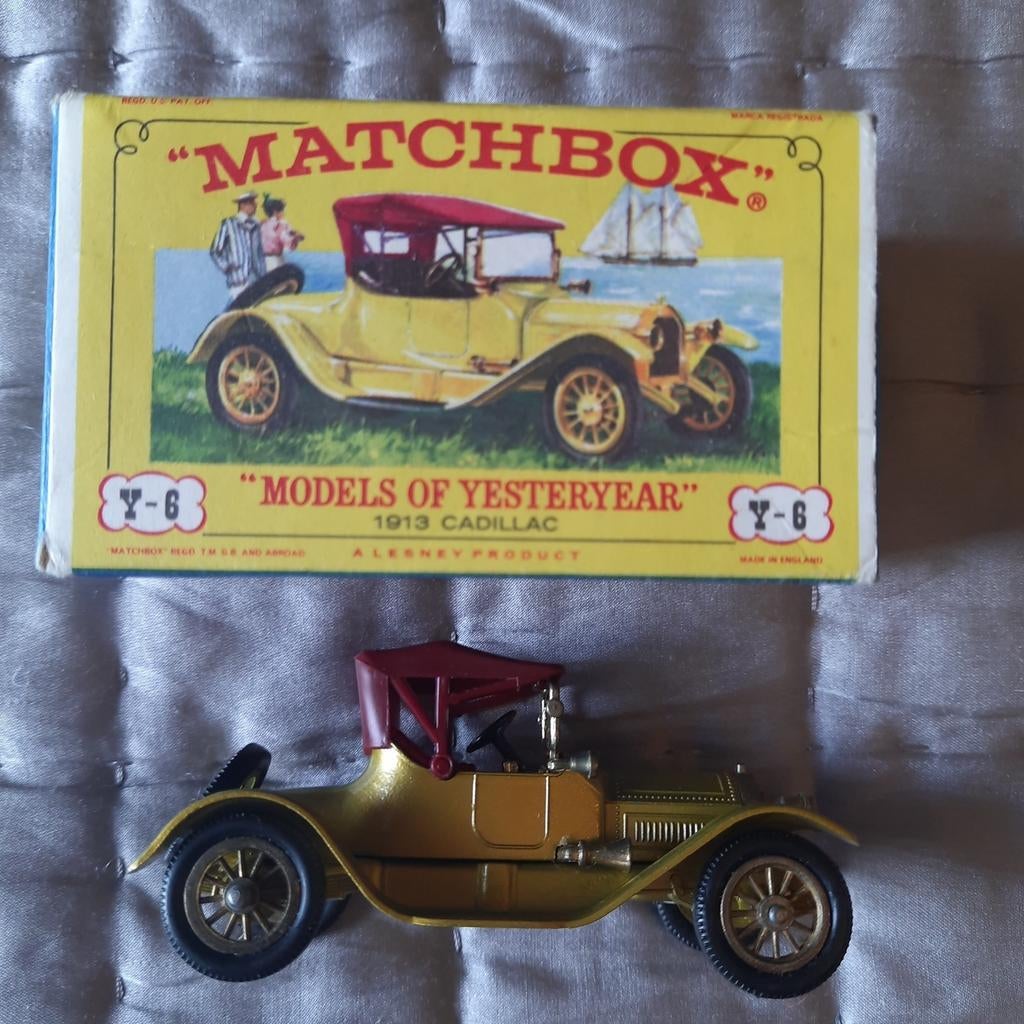 MATCHBOX MOYY Y-6 : CADILLAC 1913 *VINTAGE*NEUF*, Hobby & Loisirs créatifs, Voitures miniatures | 1:43, Neuf, Voiture, Matchbox