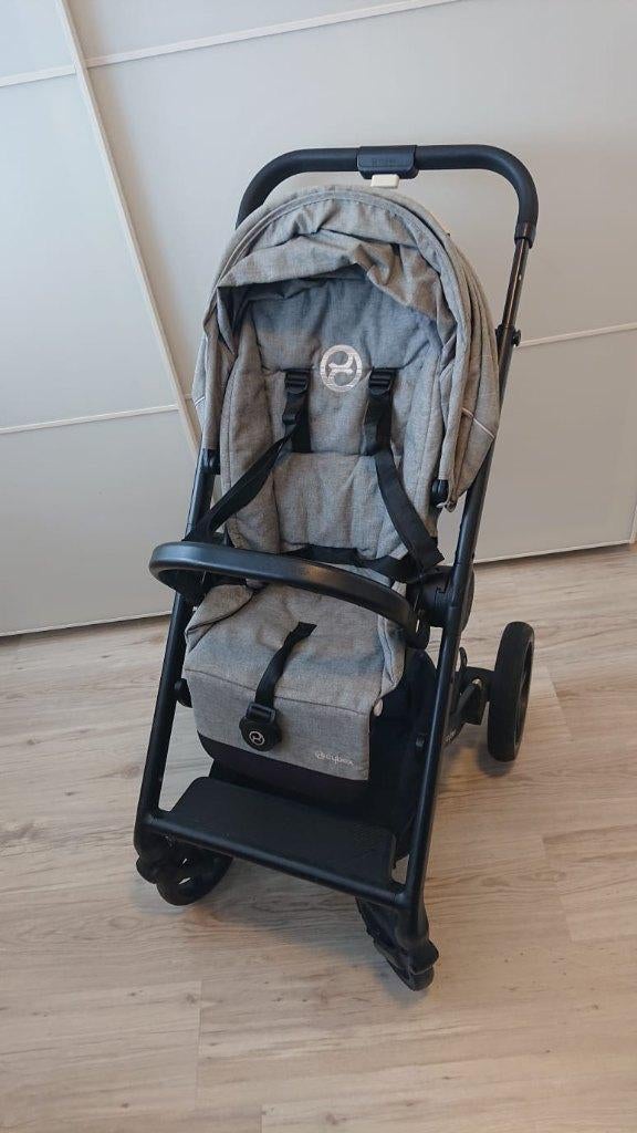 Poussette Cybex, Nacelle, Siège-auto, Zo goed als nieuw, Verstelbare duwstang, Ophalen, Kinderwagen