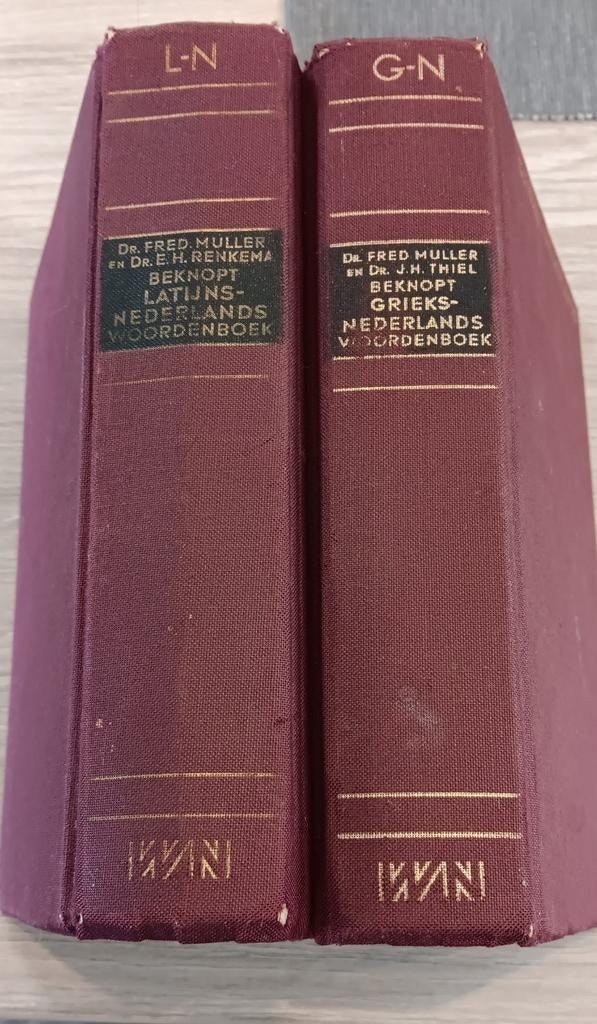 Wolters woordenboeken latijn -Nl + grieks -Nl, Boeken, Woordenboeken, Ophalen of Verzenden, Gelezen, Latijn