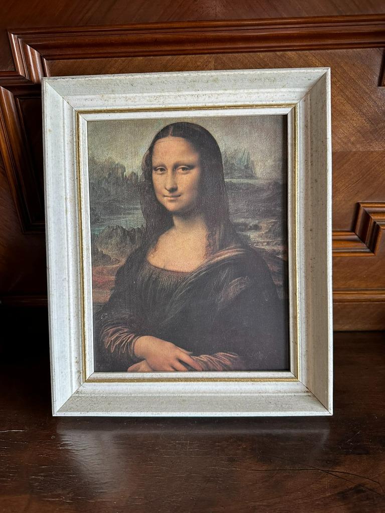 Cadre photo de la Joconde, Moins de 50 cm, Enlèvement, Utilisé, Bois