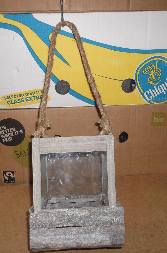 Porte bougie en bois., Enlèvement ou Envoi, Brun, Utilisé, Bougie