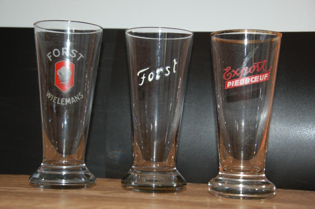 Verres Forst Wielemans - émail, Collections, Enlèvement ou Envoi, Utilisé, Verre ou Verres, Autres marques