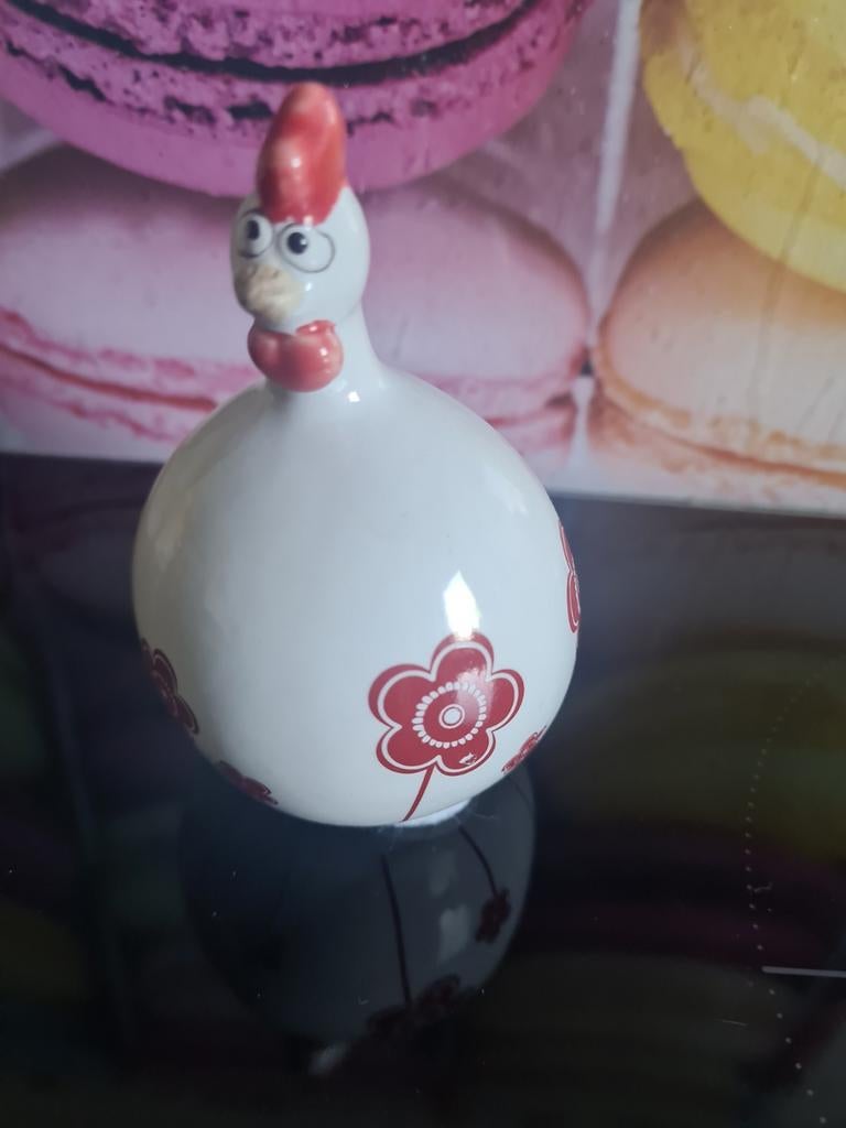 Ancient Chen Joline rode bloemen, Ophalen of Verzenden, Zo goed als nieuw