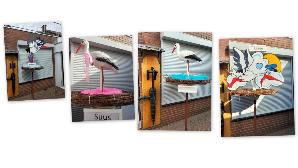 Geboorte geboorteborden / Geboortebord  / ooievaar zie keuze, Ophalen, Nieuw, Geboortebord