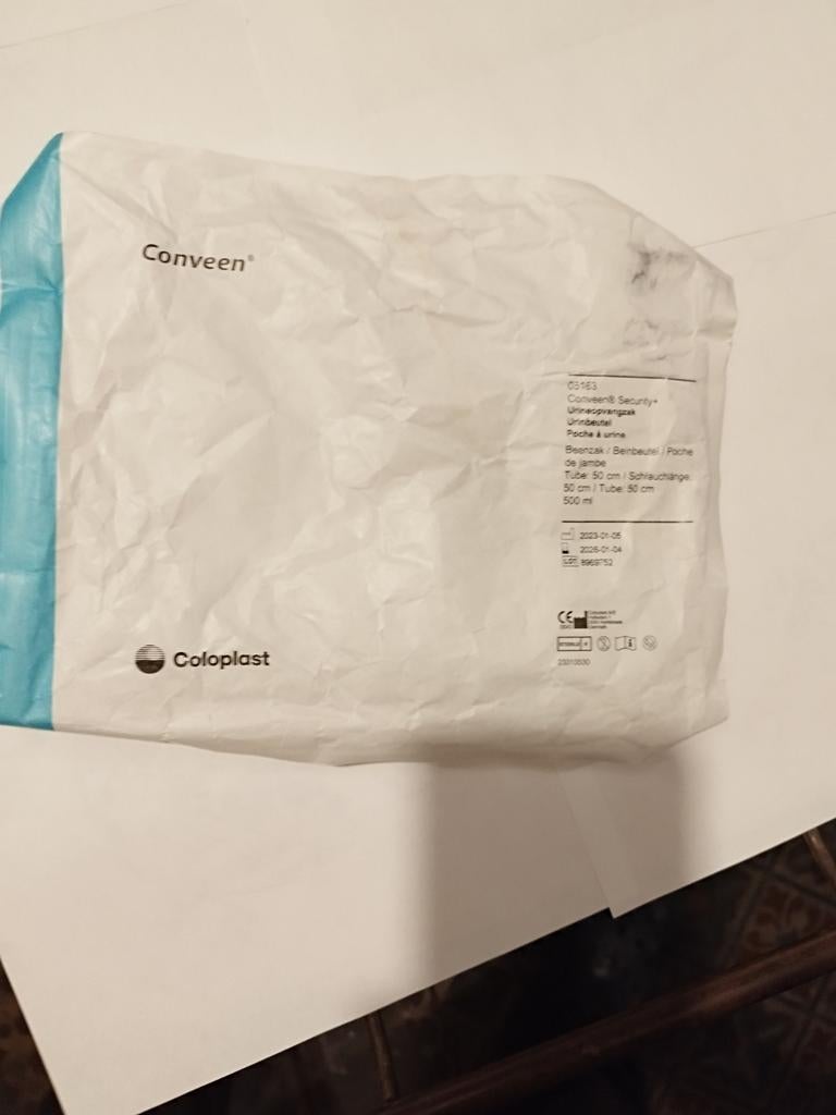 Coloplast conveen Poche urinaire de jambe 1 litre, Enlèvement ou Envoi, Comme neuf