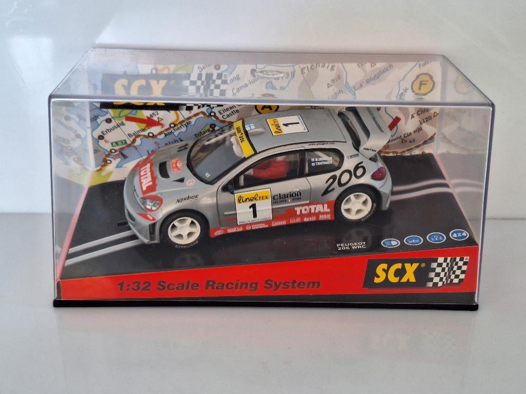 Scx Peugeot 206 Rally Montecarlo 2001 60680 NOG VERZEGELD, Overige merken, Racebaan, Verzenden, Nieuw