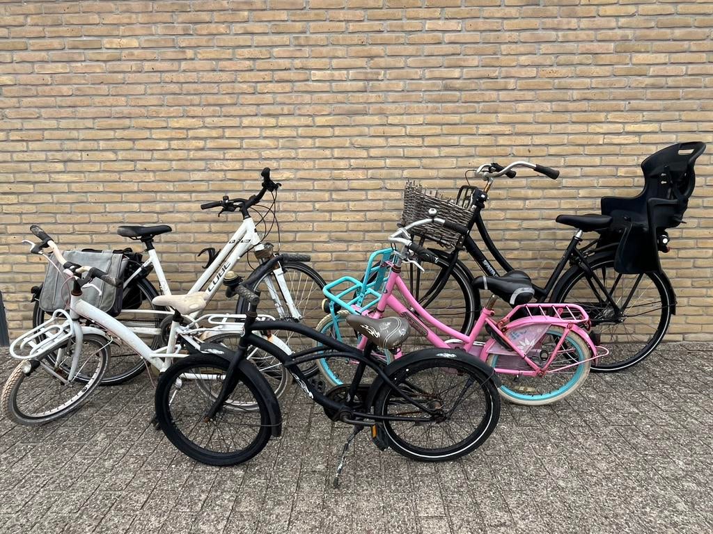 5 fietsen te koop in 1 koop zie beschrijving, Fietsen en Brommers, Ophalen, Gebruikt, Overige merken