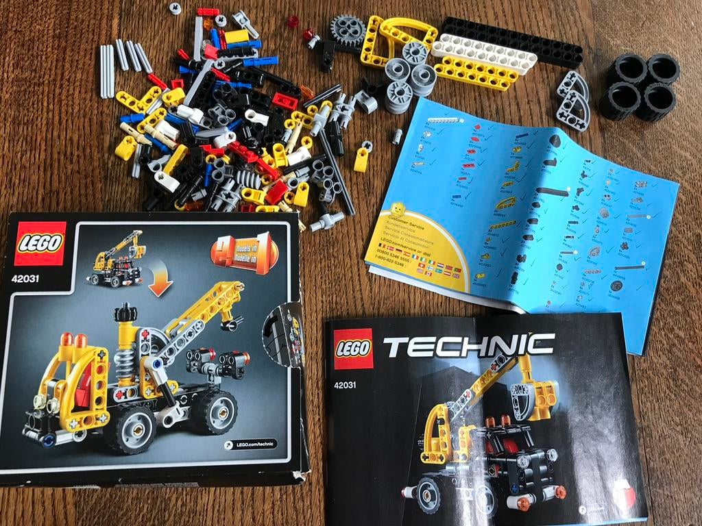 Lego technic 42031, Ophalen of Verzenden, Zo goed als nieuw, Lego