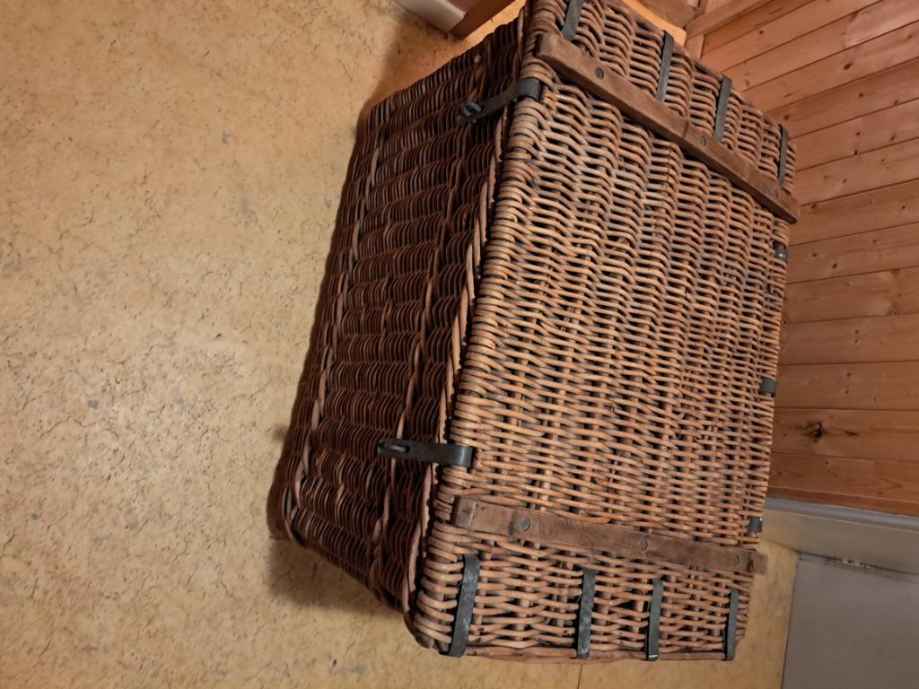 Malle de voyage ABL 1951 en osier, Enlèvement, Autres, Autres types