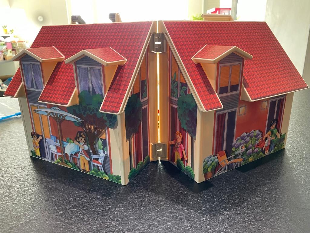Playmobil maison transportable - 70985, Enlèvement ou Envoi, Utilisé, Ensemble complet