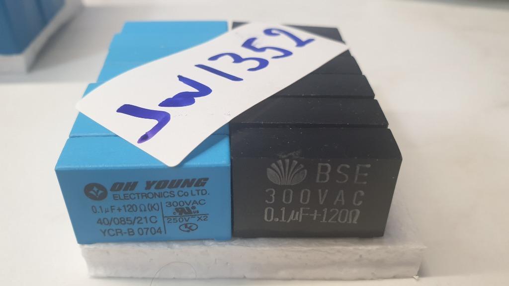 jw1352 :RC ontstoor condensator 0.1µF + 120 ohm 300Vac, Hobby & Loisirs créatifs, Composants électroniques, Comme neuf, Enlèvement ou Envoi