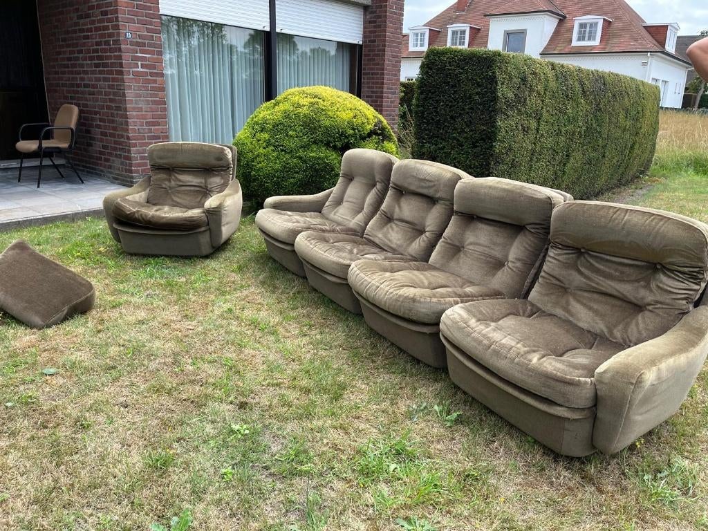 Vintage zetel Airborne, Huis en Inrichting, Ophalen, Gebruikt, Stof